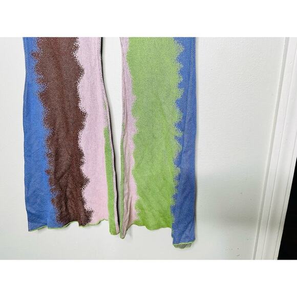 HOUSE OF SUNNY She’s Electric Multicolored Festival Pull-On Pants Size US 10 - Picture 9 of 11